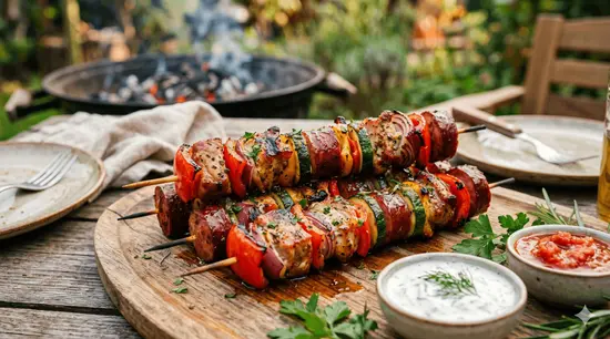 Szaszłyki na Węglu Grill