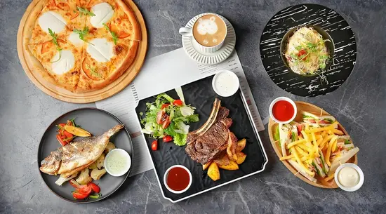 PRESIDENT coffee and food