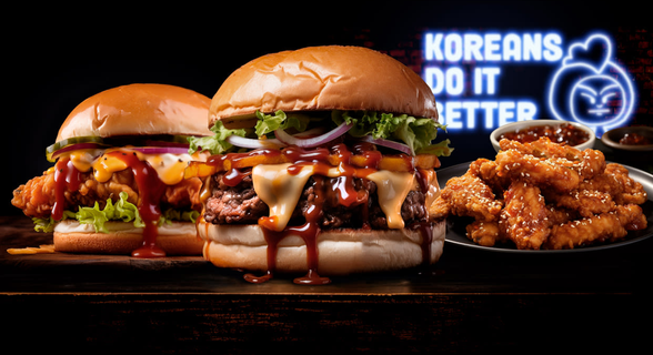 Koreans Do It Better - Burgers and Chicken