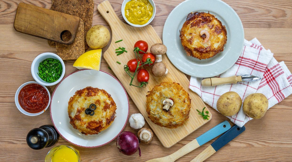 MIT ROSTI - Batatas Suíças Recheadas