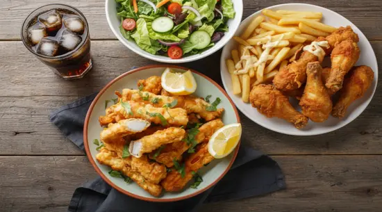 Dallas Fried chicken y burgers