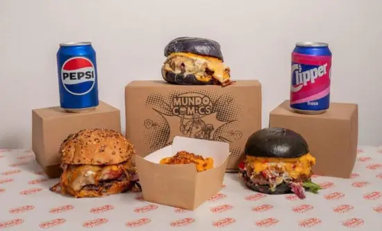 Hamburguesería mundo comics