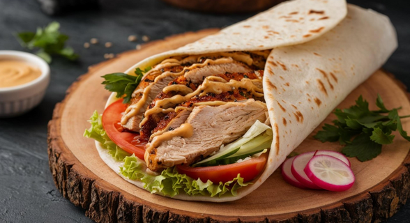 Hot &Spicy shawarma