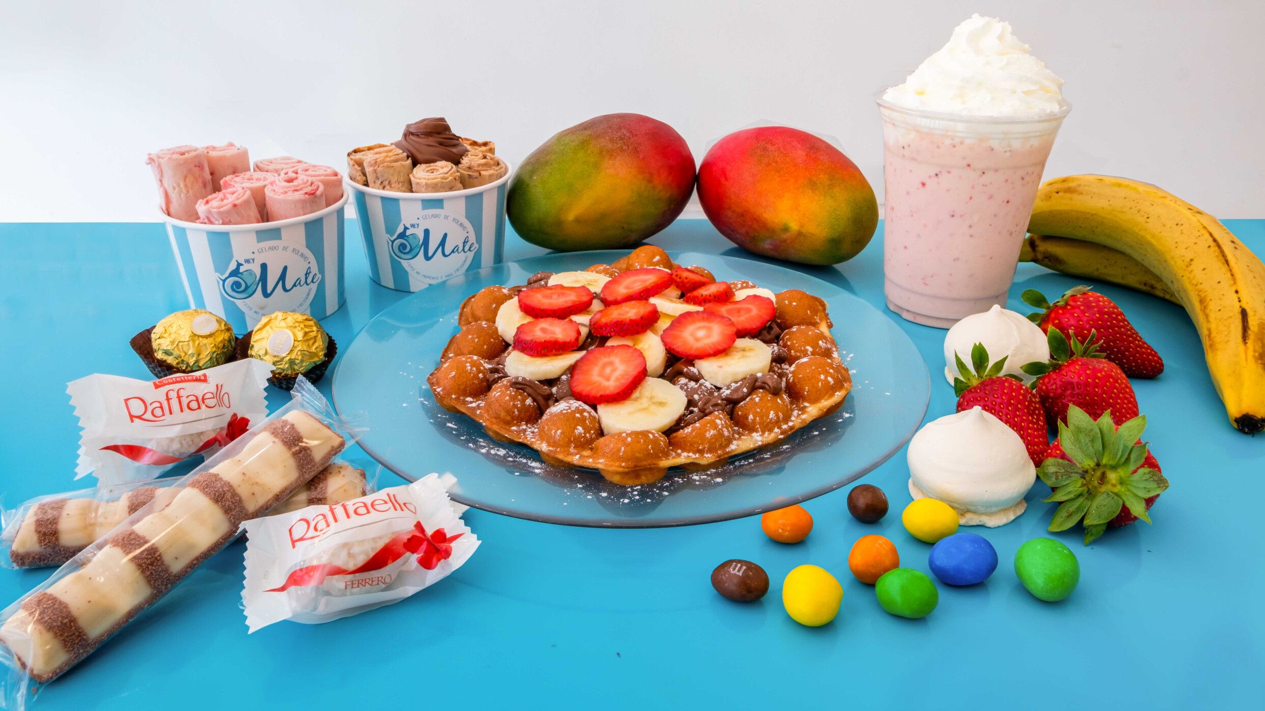 HEY MATE - Gelado Rolinho & Waffle