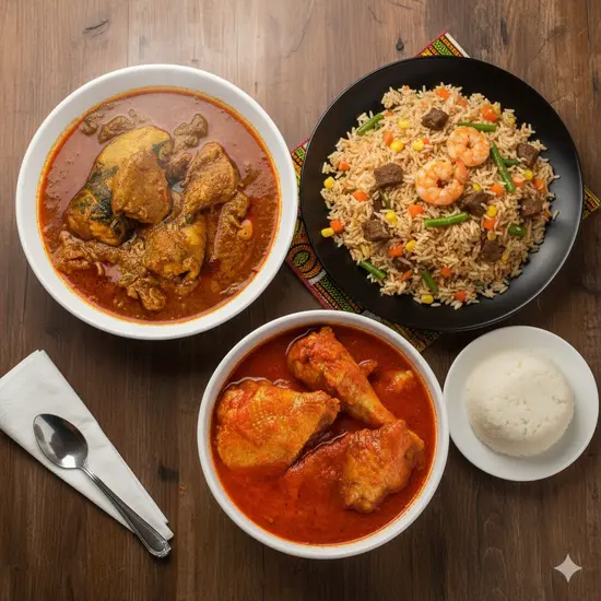 Nigeria Jollof&Fried Rice