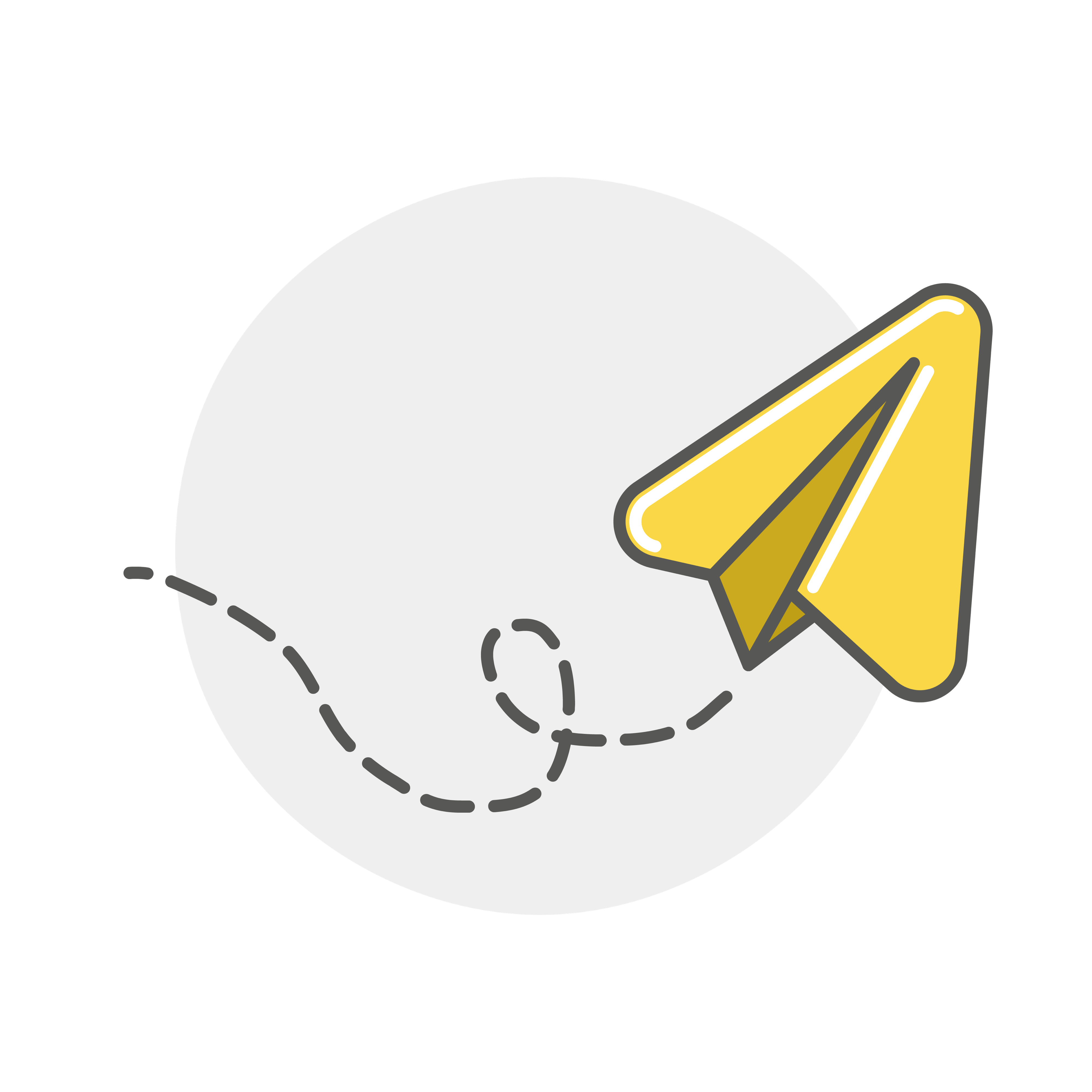 Paper aeroplane icon