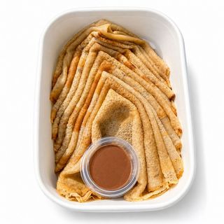 CRÊPES À LA POUDRE DE CACAO ET NUTELLA
