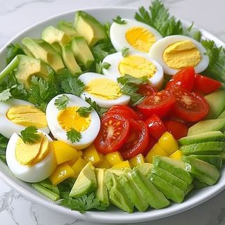 Salade composée aux oeufs :2000frs