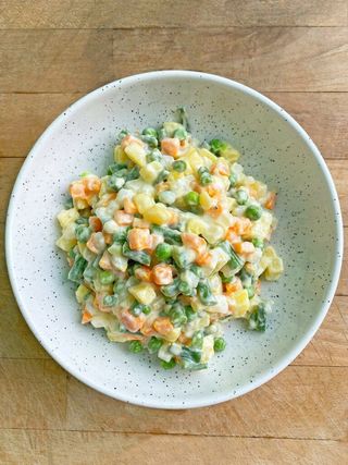 Macédoine de légumes au thon 