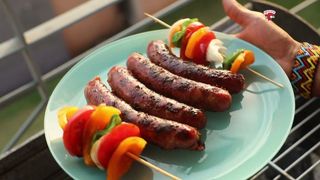 Saucisses braisés.