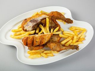 Fritte & 1/2 Poulet