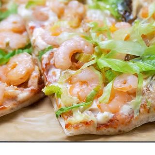 Pizza de gambas (grande)
