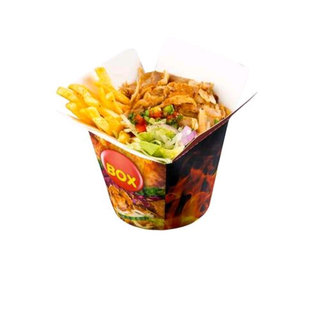 Menú box kebab (grande)