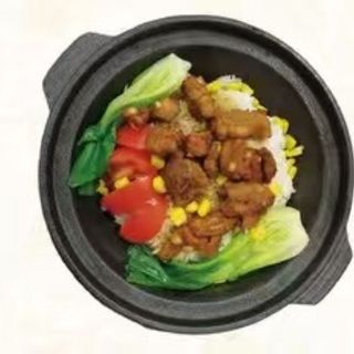 Arroz claypot con ternera