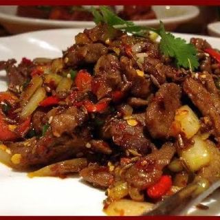  Carne de res frita con comino