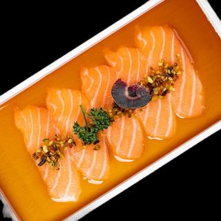 52.Carpaccio de salmón 6 pzs.
