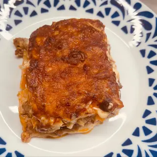 Lasaña de atún y verduras