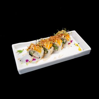 Pepino y surimi cubierto de cheese