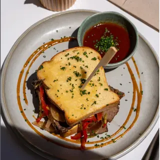 Beef abd kimchi
