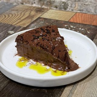 Tarta de chocolate (porción)