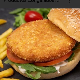 Hamburguesa de pollo crispy