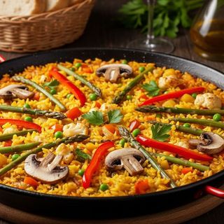 Arroz De Verduras Frescas Para 2 Personas