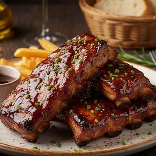 Costillas De Cerdo Glaseadas