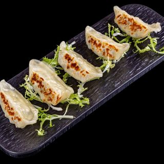 Gyozas plancha verduras