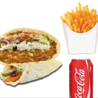 Menú Pizza Turca + Patatas + Bebida