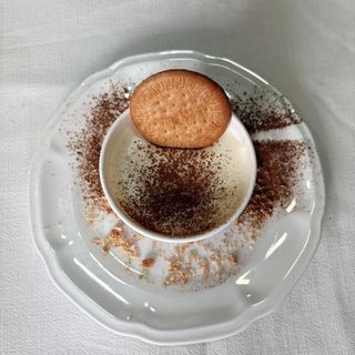 Natillas con galleta