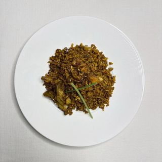 Arroz de rape y verdura 