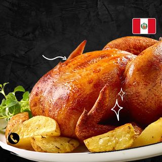 Pollo Entero A La Brasa + Papas + Ensalada + Cremas