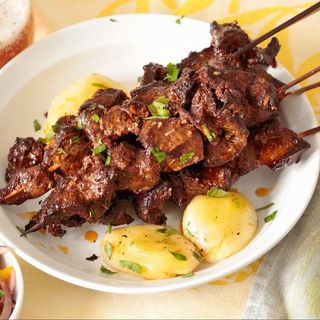 Anticucho Corazón De Vacuno