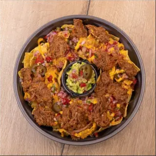 Nachos con mechada