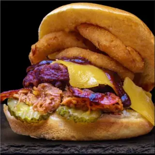 Hamburguesa bbq