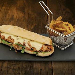 Bocadillo de pulled pork