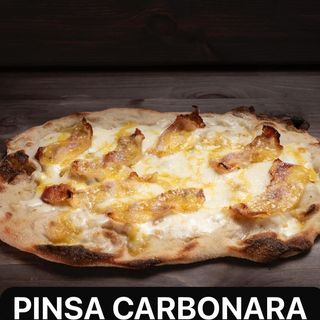 Pinsa Carbonara (30 Cm.)