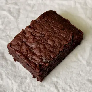 Brownie hecho con ingredientes sin gluten
