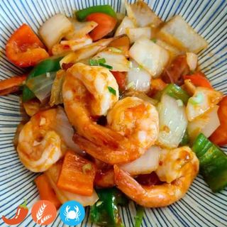 55 Langostinos Picantes