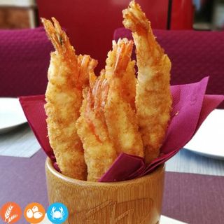 56 Langostinos Fritos