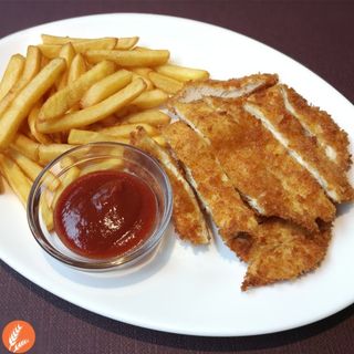 152 Pollo Crujiente Con Patatas