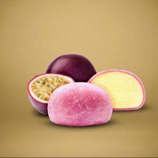 Mochi de fruta de la pasión y mango