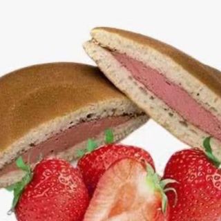 Dorayaki de nata y fresa