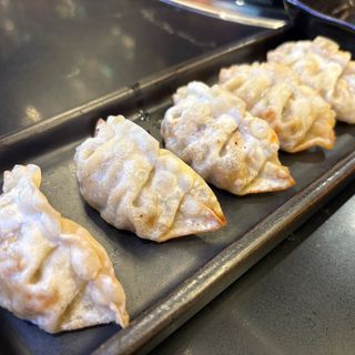 Gyozas de pollo y vegetales fritas (5 pzs.)