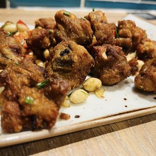 Costillas de cerdo al ajillo