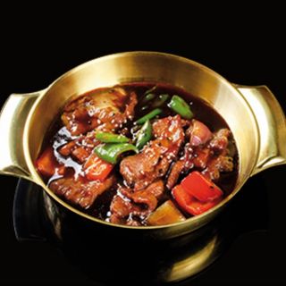 53. Ternera con salsa de soja.