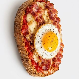 Tosta Con Tomate Y Queso