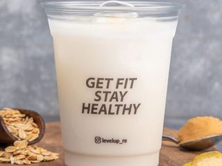 Batido de leche + avena