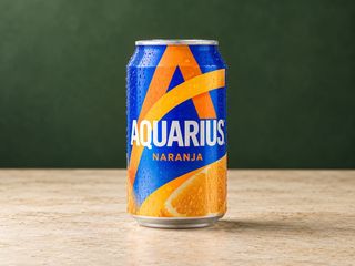 Aquarius Naranja lata 330ml.