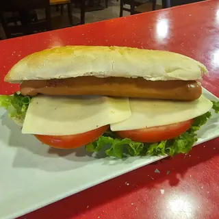 Perrito Con Jamón Y Queso